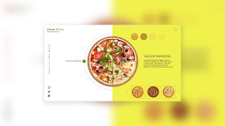 Pizza App UI Design in Adobe XD || User Interface Design screenshot 1