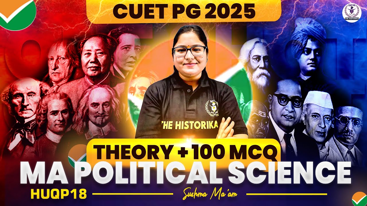 CUET PG 2025 MA Political Science MCQ Session | HUQP18 | by Sushma Ma ...