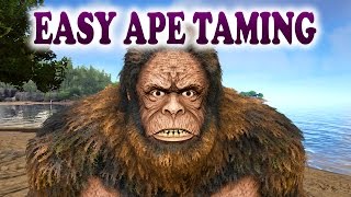 ARK | EASY GIGANTOPITHECUS TAMING | How To Tame a Gigantopithecus in ARK Survival Evolved