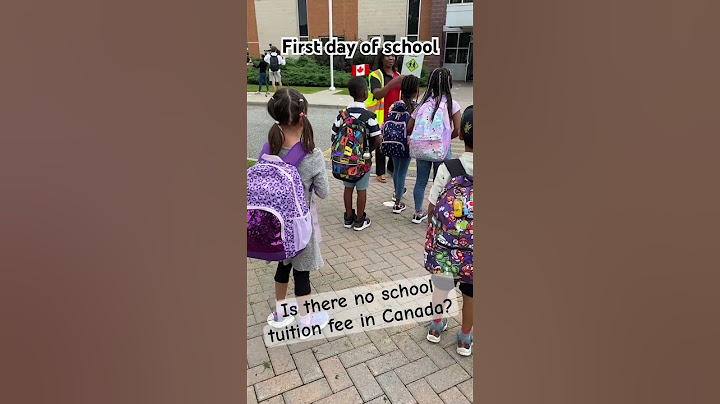First day of school in #Canada 🇨🇦   We don’t pay any tuition fee except in college #backtoschool