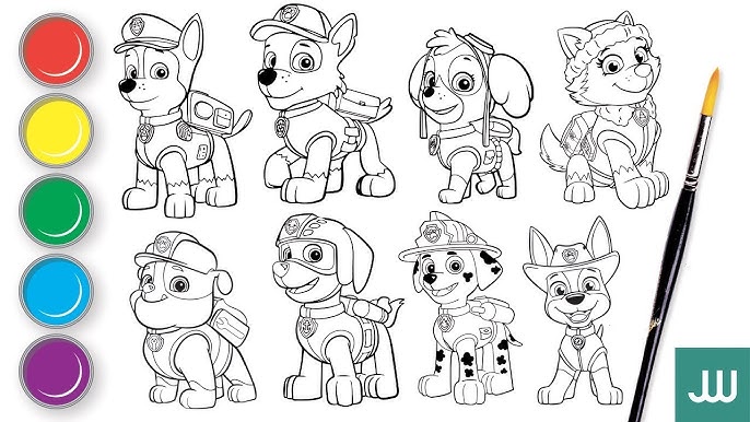 Descargar y Colorear a la Patrulla Canina | Paw Patrol - YouTube descargar-y-colorear-a-la-patrulla-canina-paw-patrol-youtube