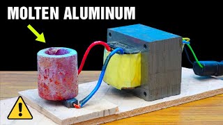 Aluminum Casting With Ups Transformer - No Induction Heater