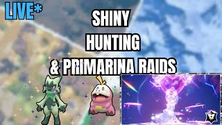 SHINY HUNTING PALDEAN STARTERS & PRIMARINA 7 STAR RAIDS!! - Pokémon Scarlet And Violet!!
