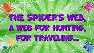 THE SPIDER'S WEB, A WEB FOR HUNTING, FOR TRAVELING... | Educational Video for Children