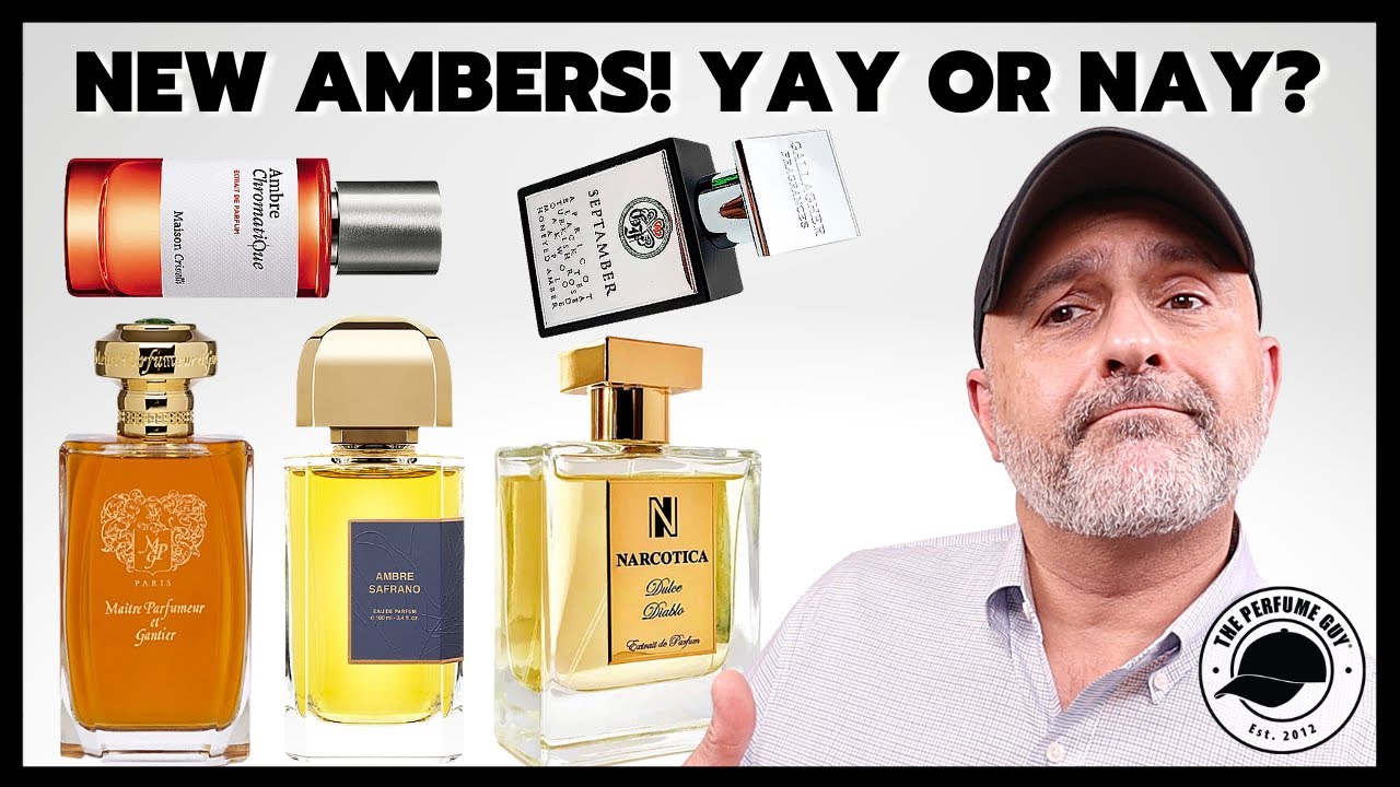 5 New AMBER FRAGRANCES To Get Your Nose On? Or Not? - YouTube