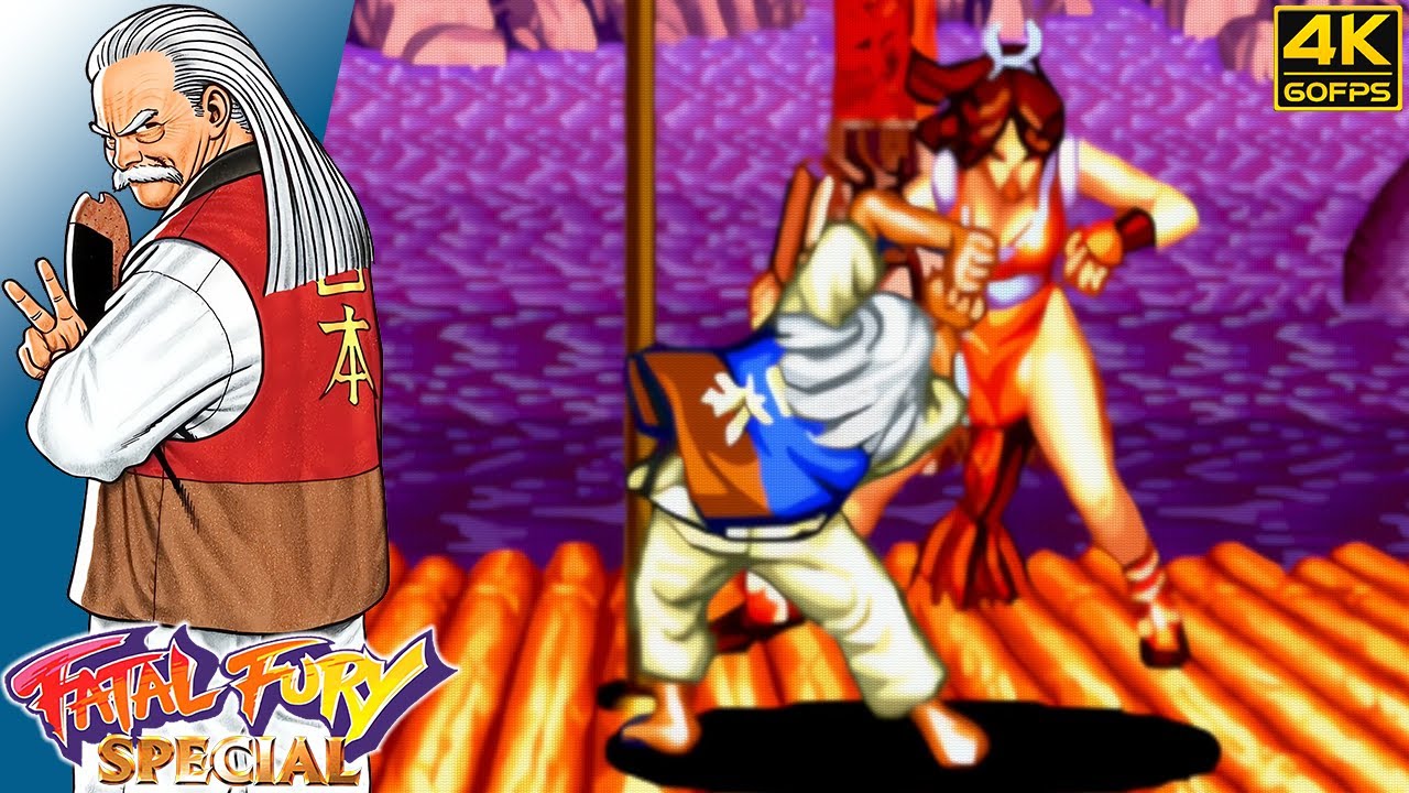 Fatal Fury Special - Jubei Yamada (Arcade/2P Color/1993) 4K 60FPS