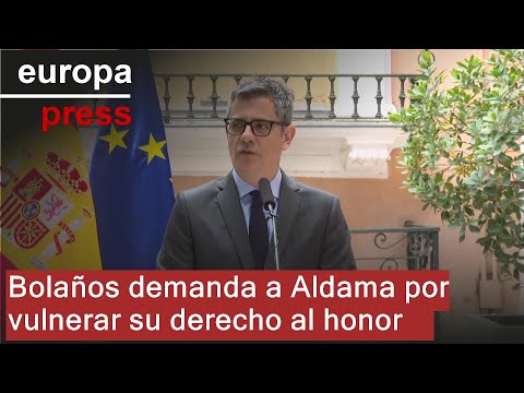 Bolaños demanda a Aldama por vulnerar su derecho al honor