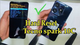 Yadda Akewa Tecno Spark 10C, Model:KL5K" Hard Resete Cikin Sauki