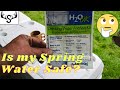 Off-Grid Spring Water Test.  Is it SAFE ??