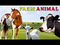 Nome e Som dos Animais da Fazenda -  Animais de Fazenda - Farm animal Sound
