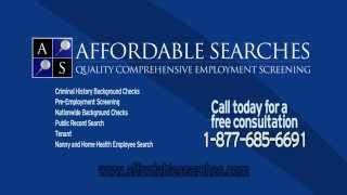 Affordable Searches - Private Investigator & Employment Background Check For Hire - Houston Tx