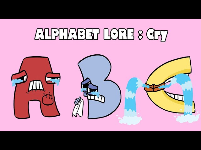 Alphabet Lore but CRY #alphabetlore #cry #forkids #funnyvideos