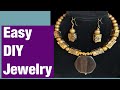 How I Turned Fabric &amp; Wood Into This STUNNING Statement Necklace 