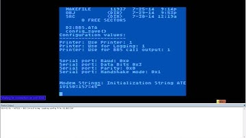 AtariBBS: Modem initialization working.