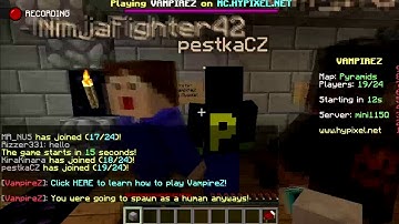 Minigame Vampirez (Hypixel) How to see everything