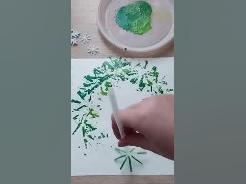 Малюєм новорічний віночок #painting #малювання #малюєморазом # ...
