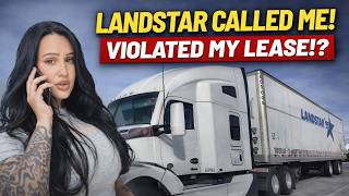 Landstar Said I Violated My Lease...😳😳