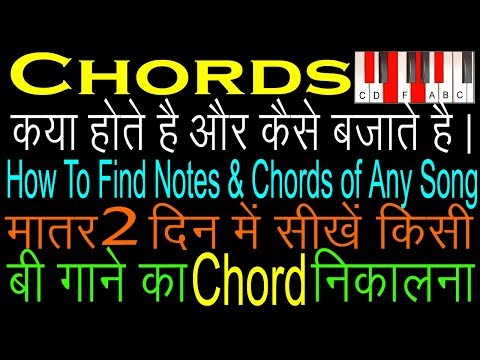 How To Find Notes & Chords Of Any Song Lesson For Beginners (Lesson  1)