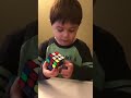 5 Year Old Genius Solves Rubik's Cube 3x3!