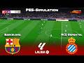Barcelona vs RCD Espanyol - Laliga | Simulación de PES 21