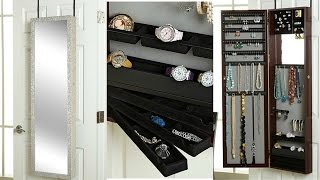 Jewelry Armoire Review. Here is a good way to store your jewelry without damaging them or tangling them up. Easy to install ...