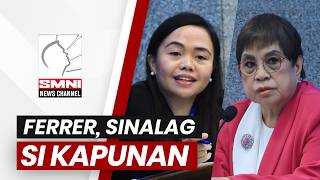 PATAPUSIN MO AKO MAGTANONG! —Ferrer, hindi umatras sa objections ni Kapunan