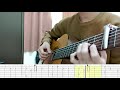 Denting - Melly Goeslaw (Guitar Fingerstyle with Tab) [Short Cover]