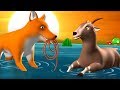 Samajdar Bakri 3D Animated Hindi Stories for Kids - Moral Stories समझदार बकरी हिन्दी कहानी Tales