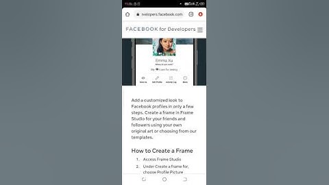 Facebook Frame Studio