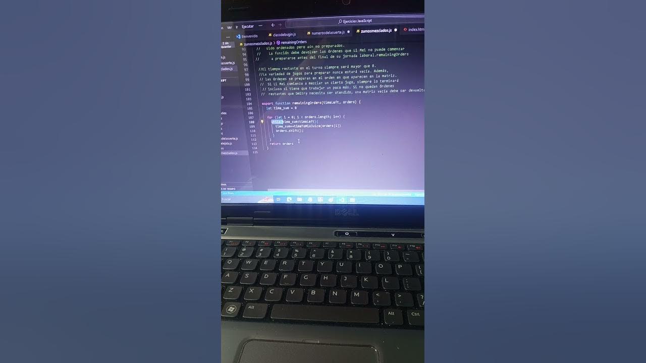 Exercissm JavaScript Tarea lukyNumbers y Mixed Juices YouTube