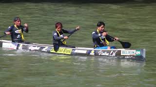Ruta Maya 2018 First paddlers arrive at Iguana Creek Bridge