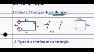 App Geo Define Rhombus, Rectangle, and Square