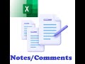 011. Complete guide on NOTES and COMMENTS in excel (Shortcuts, add, format, modify, copy, print)