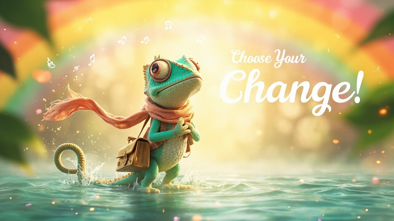 Chameleon Chooses to Change 🦎🎨 | Kids Pop Song About Adaptability