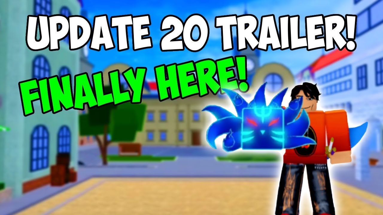 TRAILER DA UPDATE 20 BLOX FRUITS LIVE🔴 SHOWCASE MAMUTE 🔴 ROBLOX