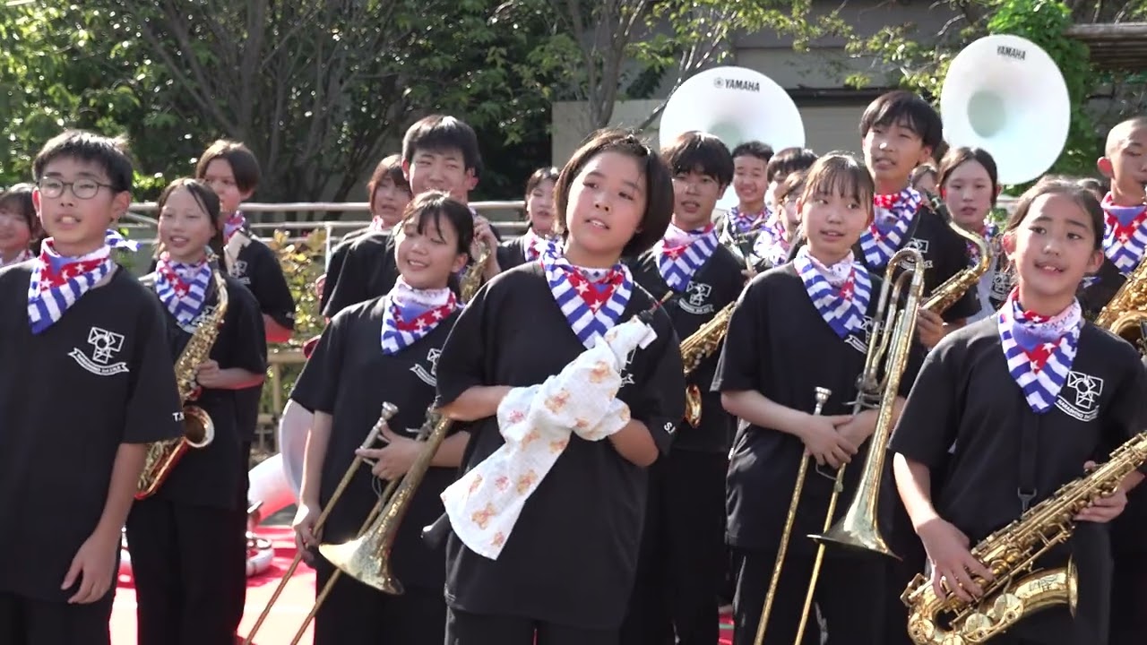 習志野第二中学校 吹奏楽部「虹」 - YouTube