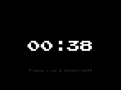 38 SECOND - TIMER & ALARM - FULL HD - COUNTDOWN