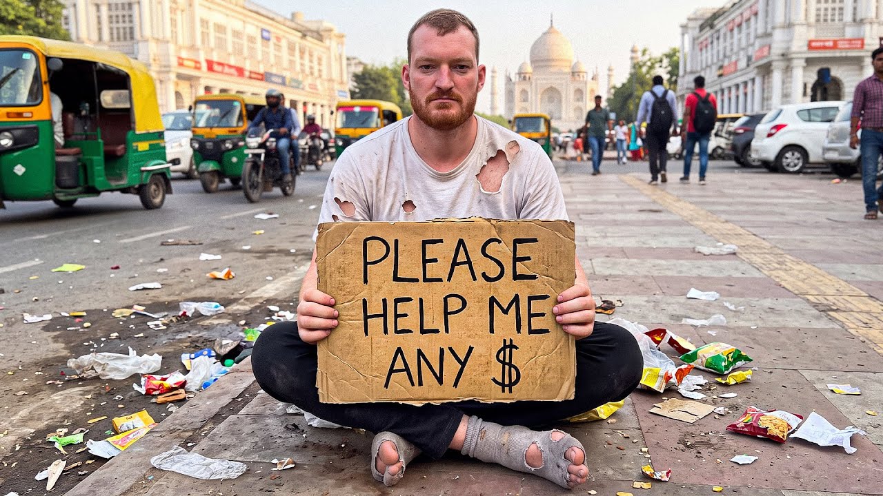 Surviving 24 Hours Homeless On The Streets Of India!