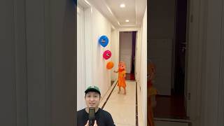 SATU KELUARGA SULAP GANTI WARNA BAJU PAKE BALON‼️😱 @PresentHunt #remix #dubbing #trending