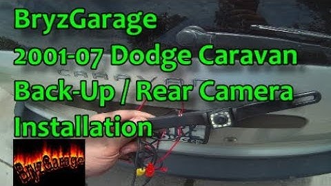 2001-07 Dodge Caravan Back-Up / Rear Camera Install