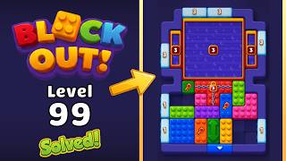 Block Out - Level 99 Walkthrough 🧩 | Solution & Gameplay 📱