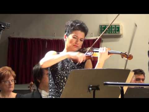 Alda Dizdari playing Elgar's Violin Concerto in Oradea, Romania in February 2016 1/3