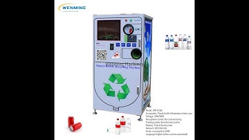 PET BOTTLE RVM machine, Smart Bottle Recycling Machine