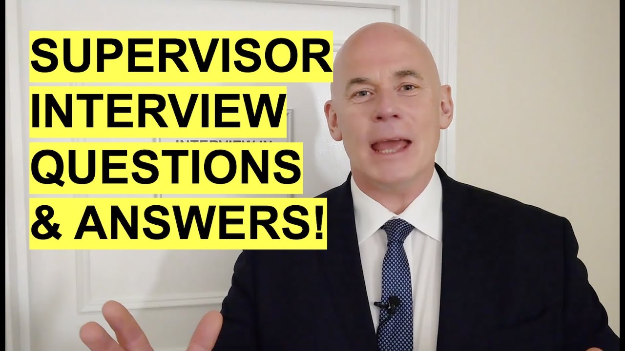 supervisor research interview questions