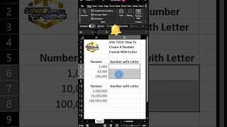 How To Write A Number With The Corresponding Letter In Excel shorts