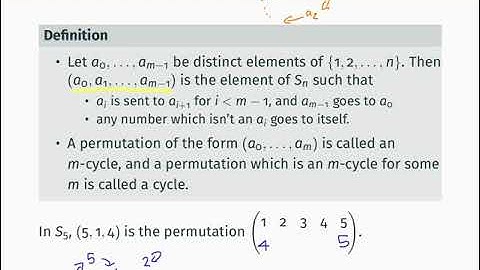 MATH0007 video 11: cycles