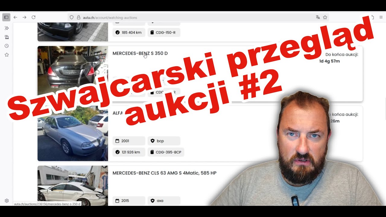 Najlepsze samochody z aukcji w Szwajcarii – 20 ciekawych okazji