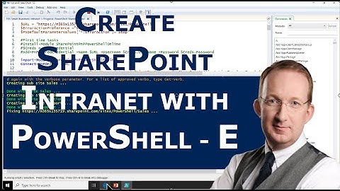 994 Create SharePoint Intranet via PowerShell - E, Progress messages - PowerShell with SharePoint