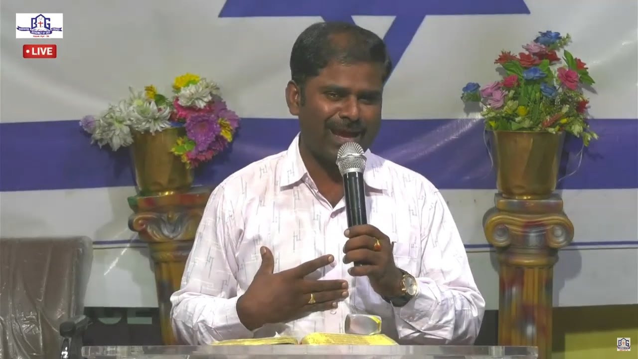 SUNDAY FIRST SERVICE 20.11.2022 Rev. G. PRABHAKAR Garu BEERSHEBA