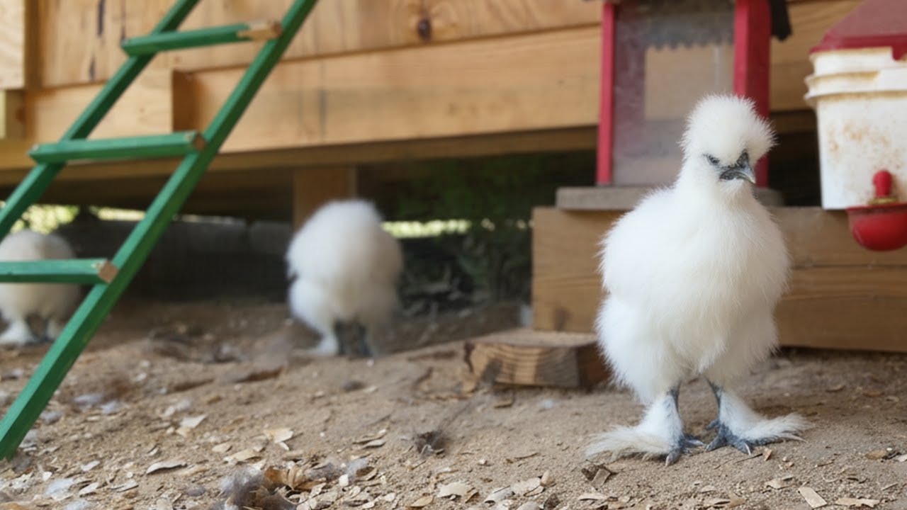 LIVE: Almost 3-Month-Old Silkies Being Adorable (Growing Fast!)